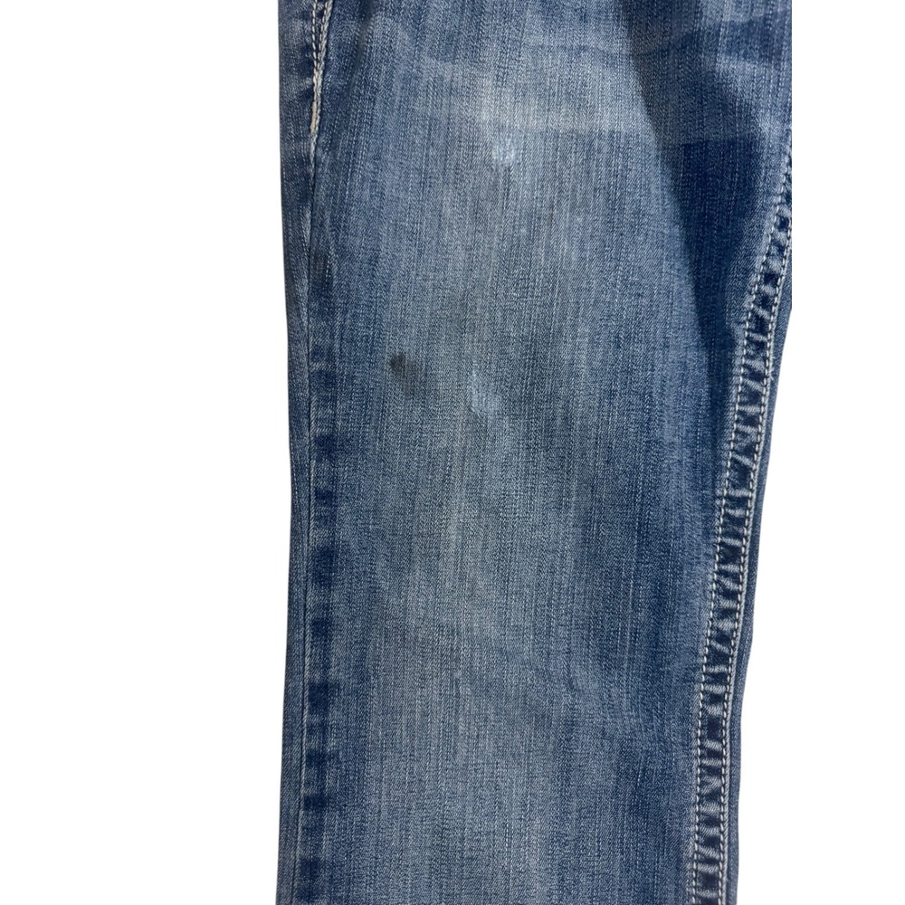 Ariat REAL Denim Mid Rise Bootcut Jeans Blue Stretch Western cowgirl 31R - Picture 4 of 9